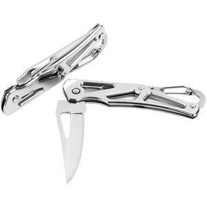 Mini Navaja Multiusos de Acero Inoxidable, Diseño Compacto, Navaja de Bolsillo para Llavero, con Borde Liso, 5.8cm - Product Image 2