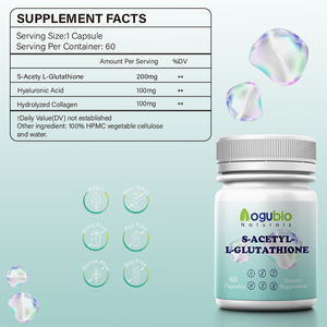 S-Acetil-L-Glutatión Fábrica Ingredientes cosméticos Pure Spot goods Drops Gummies Cápsulas - Product Image 4