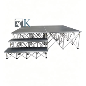 <b>Stage</b> <b>Platform</b> system <b>Stage</b> Aluminum <b>Stage</b> Aluminum Support Mobile <b>Stage</b> for Wedding Performance Exhibition Music Events - Product Image 1