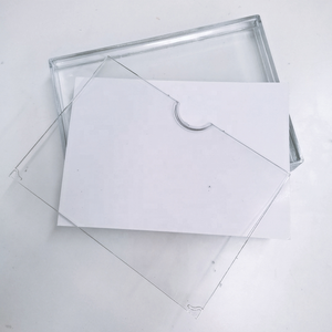 Chất lượng cao phổ biến 5x7 Acrylic khung ảnh long lanh hình chữ nhật hình hộp lưu trữ bằng nhựa với chất lỏng làm quà tặng cho Lưu Trữ Ảnh - Product Image 4