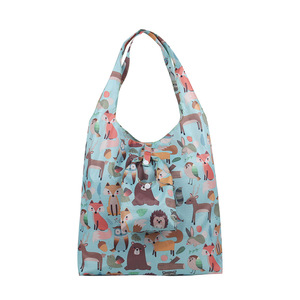 Bolsa de compras plegable de tela Oxford con estampado de dibujos animados, bolsa grande de hombro ecológica para compras, bolsa reutilizable portátil - Product Image 5