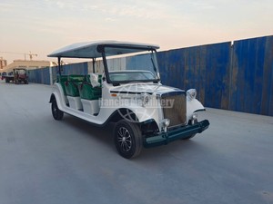 รถกอล์ฟไฟฟ้าคลาสสิค RC-03 คุณภาพสูง รุ่นวินเทจ สำหรับเที่ยวชมสถานที่  มอเตอร์ 5KW แบตเตอรี่ลิเธียม 5-6 ที่นั่ง ระยะทาง 70-90 กม. ไฟ LED สีแดง - Product Image 5