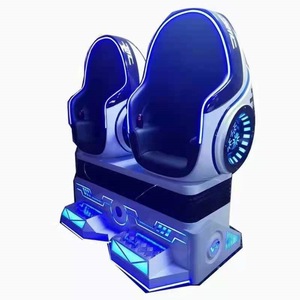 เครื่องเล่นเกมเสมือนจริง จำลองห้องนักบินเครื่องบิน 9D เฮลิคอปเตอร์บิน VR ในร่ม ระบบเคลื่อนไหว 3DOF สำหรับใช้งานเชิงพาณิชย์ - Product Image 4