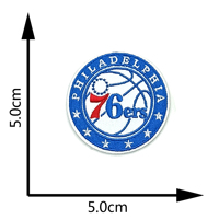 Petit patch brodé personnalisé de 4,5 à 5,5 cm avec logo, pour le sport, à thermocoller, football américain, baseball