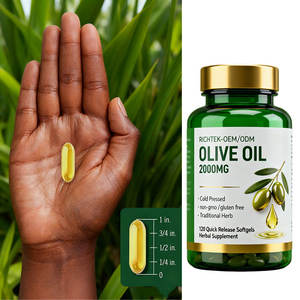 אומגה 6 & 9 ללא gmo גלוטן לחץ קר עודף שמן זית כתית תוספת 2000 מ ג - Product Image 4