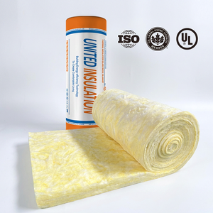Matériau d'isolation en fibre <span class=keywords><strong>de</strong></span> <span class=keywords><strong>verre</strong></span> ignifuge certifié UL aux États-Unis, classe A R25, rouleau <span class=keywords><strong>de</strong></span> 8 pouces, isolation thermique élevée, <span class=keywords><strong>laine</strong></span> <span class=keywords><strong>de</strong></span> <span class=keywords><strong>verre</strong></span> pour toiture - Product Image 2