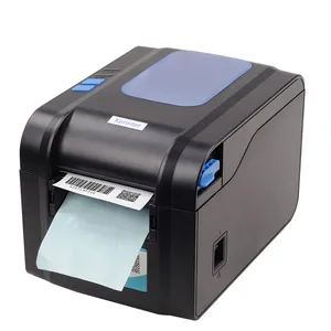 JEPOD XP-370B 20-80Mm Nhiệt Nhãn Dán Nhãn Máy In Mã Vạch Xprinter Pos80 Máy Tính Để Bàn Máy In Nhãn Với Tự Động Tước