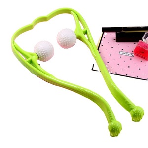 Masseur pour le cou et les épaules, thérapie à double point <span class=keywords><strong>de</strong></span> déclenchement, rouleau d'<span class=keywords><strong>auto</strong></span>-<span class=keywords><strong>massage</strong></span> - Product Image 2
