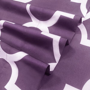 Microfiber Fitted <b>Bed</b> Sheet Set 3-Piece 1800TC OEKO-TEX Certified Non-Toxic Polyester Full Printed Customizable Color All-Season - Product Image 5