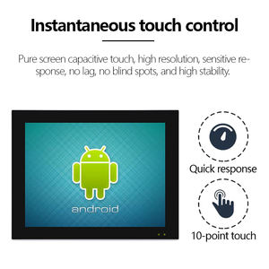 Ipctech 15 pouces Android sans ventilateur intégré industriel écran tactile PC prise en charge intégrée 2.4G WIFI BT4.2/2.4G et 5G WIFI BT4.2 - Product Image 3