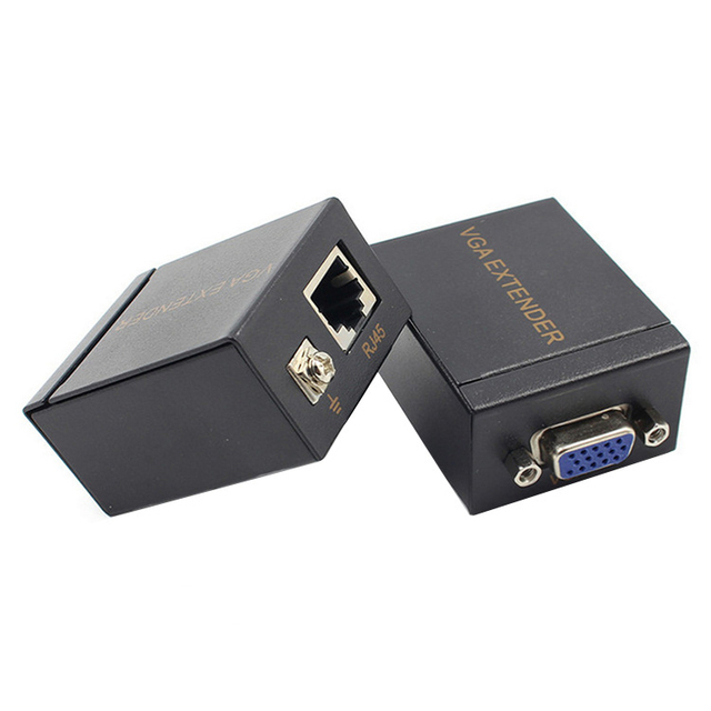 60M Single RJ45 Cat 5e Cat6 Network Cable Adapter Extender Repeater for Home Theater and Radio Use in Stock