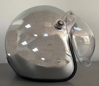 Casque de moto 3/4 exclusif transfrontalier, coque ABS plaquée, certifié DOT CE