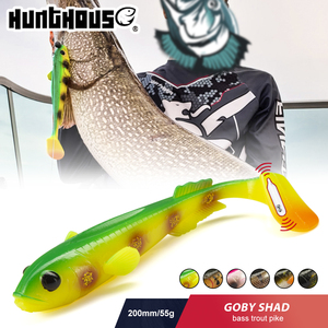 Leurre de pêche Hunt House 200 mm 7,87 pouces 55 g 1,94 oz en PVC, fabrication Weihai, vente en gros, leurre souple, leurre souple pour la pêche en rivière, en lac et en ruisseau - Product Image 1