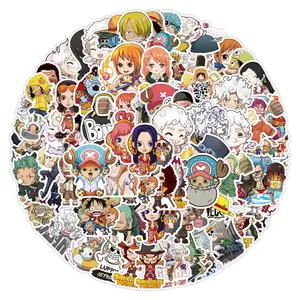 100 Anime pz/borsa scimmia D. Luffy Gear quinto Sun dio Nika adesivi in vinile impermeabili rimovibili