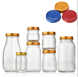 Luftdichte Aufbewahrung von Babynahrung Transparente Gläser Premium-Glasflaschen mit PT-Kappe für hausgemachtes, stapelbares Design aus Püree milch und Marmelade - Product Image 6