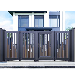 <span class=keywords><strong>Kunkun</strong></span> ประตูบานเลื่อนไฟฟ้าอัตโนมัติ, ประตูเลื่อนอลูมิเนียมเพื่อความเป็นส่วนตัวสำหรับใช้กลางแจ้ง - Product Image 2