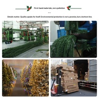 Hochwertiger Künstlicher Weihnachtsbaum aus Reinem PE 4,9-10 Fuß mit Eingebauten LED-Lichtern 500-1000 Warmweißen Lichtern Steckerbetrieben für Innenraumdekoration