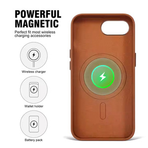 2025 tùy chỉnh Grs tái chế PU Chất liệu Slim <span class=keywords><strong>Classy</strong></span> bảo vệ điện thoại trường hợp đối với <span class=keywords><strong>iPhone</strong></span> 16 E Rau da điện thoại Bìa - Product Image 3