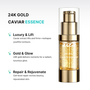 Suero Facial Instantáneo Natural de Marca Privada, Antiarrugas, Hidratante, Nutritivo, Blanqueador, Cuidado de la Piel, Colágeno, 24k, Caviar, Oro - Product Image 2