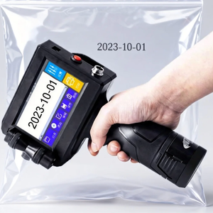 Nâng cấp di động cầm tay máy in phun nhãn máy in với 4.3 "Màn hình cảm ứng kích thước nhỏ đa dòng điều chỉnh hàng loạt mã hóa máy - Product Image 1