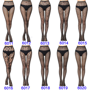 Collant a Rete Jacquard Europeo Americano ad Alta Elasticità, Sexy Effetto <span class=keywords><strong>Ragnatela</strong></span>, Bianco, Leopardato, Antibatterico - Product Image 4