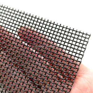 304 Crime Safe Window Door Mesh Security Screens Stainless Steel 316 Woven Retractable Insect Screen Ss Wire Window Screen JF