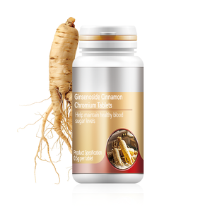 Tabletas de Saponina de Ginseng y Cromo de Marca Privada OEM 0.5g, Apoyo a la Glucosa - Product Image 4