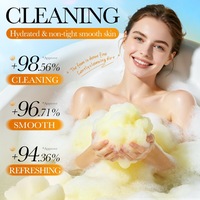 SADOER Bombe de bain parfumée au sel de mer cristallisé et à l'osmanthus, nettoyage en profondeur, exfoliante, parfum longue durée 48H, hydratante, bain moussant