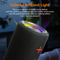 Speaker Boombox 2-in-1 40W dengan Subwoofer Nirkabel Magnetik Lepas Pasang, Stereo Bass Elektronik Tahan Air