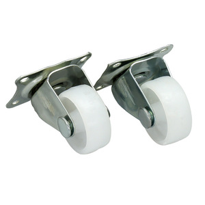 Shengyuan Industrial Nylon Caster Wheel 1.25 Inch Plate Mount Plain Bearing Furniture Trolley Cabinet Roller - Product Image 4