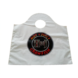 Bolsas de Plástico Reciclables con Fondo Reforzado y Protección Antimanipulación para Restaurantes, Entrega de Comida, Compras y Comida para Llevar, con Impresión Serigrafiada - Product Image 1