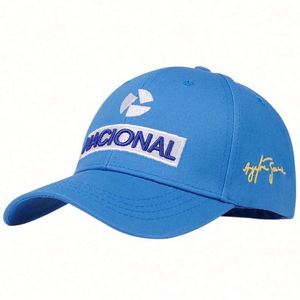 Gorra de Béisbol con Logotipo Personalizado, Bordado 3D de Piloto de Carreras, Impresión Digital, Estilo Urbano, Visera Curva, Estilo Deportivo, 100% Algodón - Product Image 1