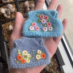 DC091 Custom <span class=keywords><strong>mini</strong></span> bambola maglieria vestiti <span class=keywords><strong>bambole</strong></span> maglia a mano maglione set 18 pollici bambola uncinetto maglione - Product Image 4