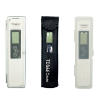 Nouveau testeur numérique 3-en-1 de la qualité de l'eau, mètre TDS EC 0-9990ppm, multifonctionnel, mesure de la pureté de l'eau et de la température, en plastique