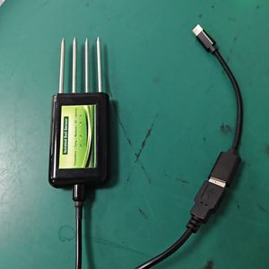 RS485 Boden 8 in 1 Boden temperatur Feuchtigkeit für Smart Farm NPK EC Salzgehalt Bodenfeuchte sensor - Product Image 4