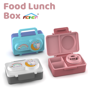 Boîte à lunch Aohea, boîte à repas portable en plastique, récipient de stockage alimentaire, boîte à lunch <span class=keywords><strong>bento</strong></span> pour enfants, école, bureau - Product Image 1