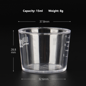 5Ml 6Ml 10Ml 15Ml 20Ml 30Ml 250Ml 480Ml Cốc Đo Cỡ Nhỏ Bằng Nhựa <span class=keywords><strong>PP</strong></span> Nhỏ Có Cân - Product Image 5