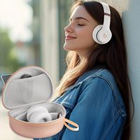 Estuche rígido de EVA personalizado para auriculares Beats Solo 4 Studio Pro Studio 3 Estuche de transporte para auriculares con bolsa de cable de almacenamiento