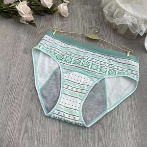 Culottes menstruelles en coton pour filles, anti-fuites, respirantes, imprimées mignonnes - Product Image 2