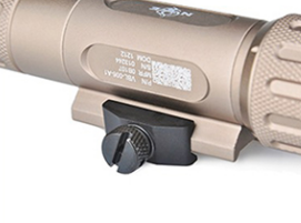 Tan Multi-Function Tactical Flashlight, LED White <b>Light</b> + Infrared Output, with <b>Remote</b> Pressure <b>Switch</b> for Night Observation - Product Image 4
