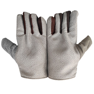 Guantes de trabajo de lona, talla única, colores variados, forrados con forro polar para mayor calidez y resistencia al deslizamiento, guantes para soldar - Product Image 1