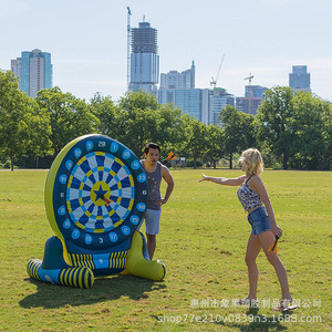 Inflatable PVC Dart Board Outdoor Throwing Game Toy For Adults And Kids 180cm Diameter Water Play Equipment - Product Image 1