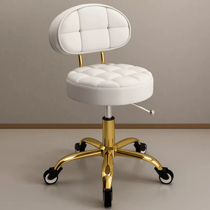 Beauty <b>Stool</b> Rotating and Lifting Large Workbench Round <b>Stool</b> Wholesale Hair Salon Hair Salon Chair Pulley Beauty Salon - Product Image 5