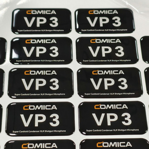 Adesivo personalizzato con Logo aziendale stampato adesivo in resina epossidica rotonda con cupola di cristallo 3D adesivo epossidico personalizzato - Product Image 4
