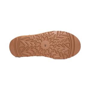 Botas de Nieve Unisex hasta la Pantorrilla, Parte Superior de Piel de Oveja Genuina, Cómodas, <span class=keywords><strong>Impermeables</strong></span>, Transpirables, Antideslizantes, Cálidas y Ligeras, Tipo Uggs - Product Image 4