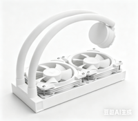 Radiateur de refroidissement liquide pour PC de jeu Speedy 240 240 mm avec LED ARGB et roulement fluide