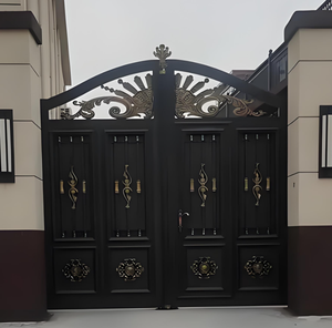 <span class=keywords><strong>ประตู</strong></span>อลูมิเนียมแบบอาร์ตสูง6ฟุตสำหรับบ้านพักสุดหรูและลานบ้าน<span class=keywords><strong>รั้ว</strong></span>โลหะ - Product Image 1