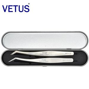 กล่องเก็บแหนบต่อขนตา Vetus กล่องโลหะพร้อมแหนบความแม่นยำสูงสำหรับต่อขนตา - Product Image 1