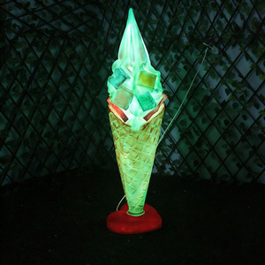 ที่แกะสลักรูปไอศกรีมทำจากไฟเบอร์กลาสตัวหนา F045รูปปั้นในฉากศิลปะเมืองตัวละครการ์ตูน - Product Image 5