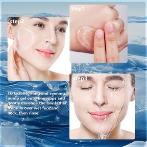 Idratazione profonda delicata pulizia con Aloe Vera vitamina E per la pelle liscia acido ialuronico <span class=keywords><strong>Gel</strong></span> <span class=keywords><strong>detergente</strong></span> - Product Image 4